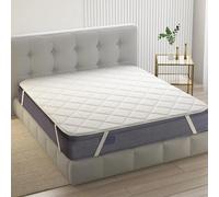 TOPPER MATRIMONIALE IRGE CON ELASTICI TRASPIRANTE TRAPUNTATO 200x170 cm