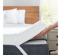 Topper Matrimoniale Memory Foam Viscoelastico 140x180 cm | Alto 7 cm | Fodera Sfoderabile e Traspirante | Allevia Dolori Schiena e Spalle | Migliora Postura Ergonomica | Riduce i punti di pressione