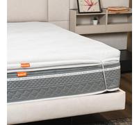 Topper Memory 120x195 cm Una Piazza e Mezza, alto 7 cm - 7 zone differenziate, Rivestimento Sfoderbile, Lavabile. Topper One