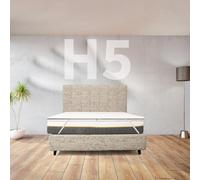 Topper memory ALTO 5 Cm morbido | TOPPER MEMORY per Adolescenti e adulti Piazza e mezzo 120X190 Cm | Topper sfoderabile MADE IN ITALY anallergico con elastici per fissaggio - MAYA H5