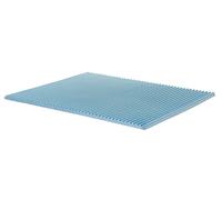 Topper memory foam alto 5 cm con rivestimento Aloe Vera sfoderabile