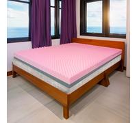 Topper MEMORY ORTOPEDICO ALTO 10 cm | TOPPER MEMORY e RIGIDO matrimoniale 160X190 Cm | Topper senza tessuto di rivestimento CAPOVOLGIBILE- MOD. SENSE H10