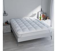 Topper One Matrimoniale 160 x 195 cm Imbottitura Effetto Piuma con Elastici in