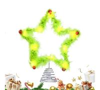 Topper Per Albero Di Stelle - 9,65 Pollici, Stella Di Natale In PP | Decorazione Natalizia Illuminata: Elegante Puntale Per Albero Illuminato Da 70 G, Realizzato In Resistente PP, Aggiunge Un Bagliore