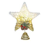 Topper per albero di stelle, Topper per albero di stelle di Natale | Puntale luminoso per albero di Natale - Ornamento illuminato per le vacanze di Natale, decorazioni natalizie per decorazioni per la