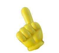 Topper per antenna gesto, colore giallo, con gesti delle mani, decorazione per antenna auto, in schiuma Fun Car Anttenna, facile da trovare CCAR nel parcheggio, per auto, styling - topper