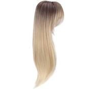 Topper per capelli con frangia Copricapo per capelli da donna con copertura 3D a 360° 18 Topper naturale con frangia a forma di otto soffici pezzi per donna con clip per sfoltire