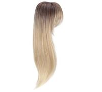 Topper per capelli con frangia Copricapo per capelli da donna con copertura 3D a 360° 18 Topper naturale con frangia a forma di otto soffici pezzi per donna con clip per sfoltire