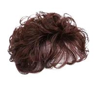 Topper per capelli per capelli sottili, topper per capelli sintetici ricci con colpi 5.1 '' topper traspiranti clip soffice in topper naturale per la perdita di capelli o per la perdita di capelli, m