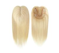 Topper per capelli umani da donna con diradamento dei capelli, sfumati, radice scura, colore evidenziato, parrucca dritta da 30,5 cm, parte centrale con clip (613/10/14H#)