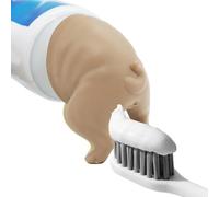 Topper per dentifricio che fa la cacca di cane - Divertente Topper per dentifricio per animali, funzionale spremidentifricio per proprietari di animali domestici | Coperchio in silicone con chiusura a
