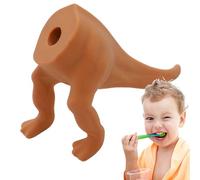 Topper Per Dentifricio Che Fa La Cacca, Topper Per Dentifricio Con Dinosauro - Dispenser Per Spremi Dentifricio Per Animali Che Fa La Cacca - Tappi In Silicone Per Uso Alimentare, Adatti Alla Maggior