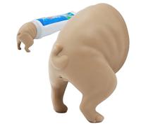 Topper per dentifricio per cani, tappo spremiagrumi in silicone per uso alimentare, divertente a forma di animale, coperchio a chiusura automatica, per organizer per il del bagno