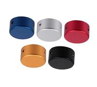 Topper per Interruttore Pedale per Effetto Chitarra, 5 Set | Lega di Alluminio, Copertura per Pedale Effetto, Protezione da Usura e Danni, Accessori per Pedaliera