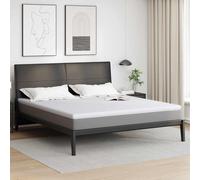 Topper per materasso Bianco 200 x 200 cm Tessuto Jacquard