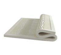 Topper per materasso in lattice naturale, morbido materasso per massaggio del corpo, durezza media, spessore 2/3/4 pollici, materasso in lattice con rivestimento biologico, 10 cm, 80 x 200 cm