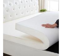 Topper per materasso in schiuma ad alta densità per letto singolo/gemello/queen/king size, spessore 3/5/8/10 cm, imbottitura topper per materasso rinfrescante per letto tatami da pavimento (morbido
