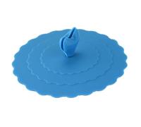Topper per tazza in silicone,Coperchi in silicone alla con clip d'amore - Coperchi per tazze calde alla per bevande calde e fredde