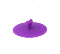 Topper per tazza in silicone - Coperchi in silicone resistenti al calore con clip d'amore | Coperchi per tazze calde alla per bevande calde e fredde