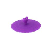 Topper per tazza in silicone | Coperchi in silicone resistenti al calore con clip d'amore | Coperchi per tazze calde creative alla per bevande calde e fredde