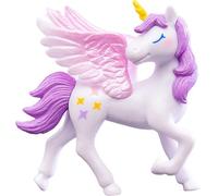 Topper per torta a forma di cavallo per ragazze - Topper per torta di compleanno con animali dei cartoni animati, ornamento per auto, statua di cavallo con per oggetti di scena paesaggistici