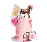Topper per torta a tema cavallo, 21 pezzi, motivo My First Rodeo 1st Birthday, Western Disco Cowboy, decorazioni per torte a tema occidentale, decorazioni per feste a tema western, per feste a tema