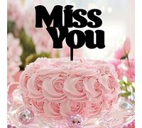 Topper per torta nuziale con citazione Miss You Mr And Mrs Custom Rustic Bride & Groom Cake Toppers per addio al nubilato decorazione di nozze regali di fidanzamento per coppia acrilico nero
