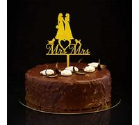 Topper per torta nuziale con sagoma di Mrs e Mrs personalizza il nome della data est del paese spose lesbiche decorazioni per torta nuziale silhouette LGBT lesbica forniture per feste di nozze donne