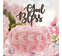 Topper per torta nuziale con scritta in inglese "God Bless Mr And Mrs", decorazione rustica per torta nuziale e sposo, per anniversario di matrimonio, bomboniere, addio al nubilato, regali per lui/lei