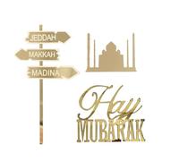 Topper per torta per festival, in acrilico liscio, stabile, squisite lettere festive, decorazioni per feste, per adulti, amanti, familiari, amici, donne e uomini