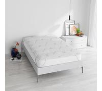 Topper Piazza e Mezza 120x195 Made in Italy con Fibra di Tencel per Massimo Comfort