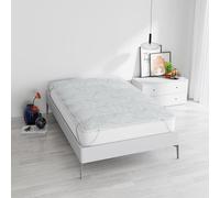 Topper Piazza e Mezza 120x195 Made in Italy con Fibre Bioceramiche per Massimo Comfort