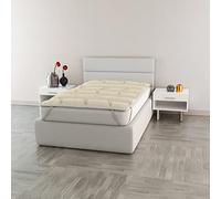 Topper Piazza e Mezza 120x195 Made in Italy con Filamento di Rame per Massimo Comfort