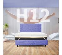 TOPPER RIGIDO Francese 140X200 Cm, Topper materassino con elastici ALTO 12 Cm | Topper sfoderabile a ZONE DIFFERENZIARE che è un vero materasso - MOD. FISIO A ZONE H12