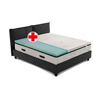 Topper RIGIDO, sovra materasso, correttore ortopedico materasso in BIOGREEN Alto 5 cm, tessuto anallergico sfoderabile, 4 lati in ARGENTO - ORTOPEDIC singolo 80x200