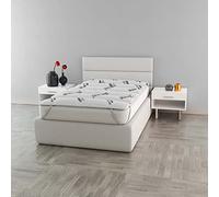 Topper Singolo 80x195 Made in Italy con Fibra di Carbonio per Massimo Comfort