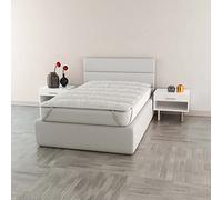 Topper Singolo 80x195 Made in Italy con Fibra di Lino per Massimo Comfort