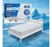 Topper singolo fibra Artic effetto rinfrescante bianco