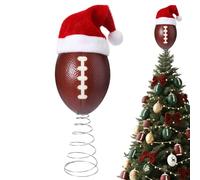 Topper Topper Christmas - Calcio Calcio Con Arredamento Albero Di Babbo Natale, Decorazione Per Feste Di Natale | Ornamento Domestico | Per La Festa Del Soggiorno Porte Della Casa Le Vacanze