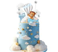 topper torta orso decorazioni aereo torta topper il tempo vola primo compleanno decorazioni aereo baby shower decorazioni