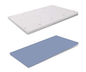 Topper una piazza e mezza 120x190 h 3 cm semi-rigido - Dispositivo Medico - Correttore per materasso