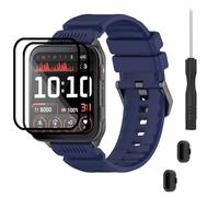 TopPerfekt Cinturini compatibili con Garmin Venu X1, cinturino in morbido silicone, impermeabile, regolabile, cinturino sportivo di ricambio per smartwatch Venu X1, per donne e uomini, 5.5’’~8.7