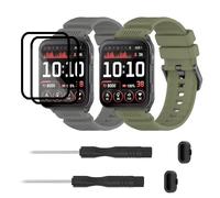 TopPerfekt Cinturini compatibili con Garmin Venu X1, cinturino in morbido silicone, impermeabile, regolabile, cinturino sportivo di ricambio per smartwatch Venu X1, per donne e uomini, 5.5’’~8.7