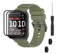 TopPerfekt Cinturini compatibili con Garmin Venu X1, cinturino in morbido silicone, impermeabile, regolabile, cinturino sportivo di ricambio per smartwatch Venu X1, per donne e uomini, 5.5’’~8.7