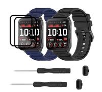 TopPerfekt Cinturini compatibili con Garmin Venu X1, cinturino in morbido silicone, impermeabile, regolabile, cinturino sportivo di ricambio per smartwatch Venu X1, per donne e uomini, 5.5’’~8.7