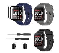 TopPerfekt Cinturini compatibili con Garmin Venu X1, cinturino in morbido silicone, impermeabile, regolabile, cinturino sportivo di ricambio per smartwatch Venu X1, per donne e uomini, 5.5’’~8.7