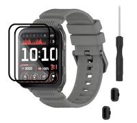 TopPerfekt Cinturini compatibili con Garmin Venu X1, cinturino in morbido silicone, impermeabile, regolabile, cinturino sportivo di ricambio per smartwatch Venu X1, per donne e uomini, 5.5’’~8.7