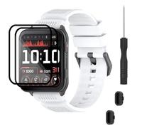 TopPerfekt Cinturini compatibili con Garmin Venu X1, cinturino in morbido silicone, impermeabile, regolabile, cinturino sportivo di ricambio per smartwatch Venu X1, per donne e uomini, 5.5’’~8.7