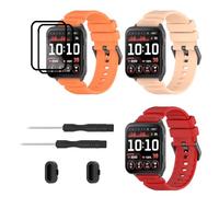 TopPerfekt Cinturini compatibili con Garmin Venu X1, cinturino in morbido silicone, impermeabile, regolabile, cinturino sportivo di ricambio per smartwatch Venu X1, per donne e uomini, 5.5’’~8.7
