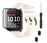TopPerfekt Cinturini compatibili con Garmin Venu X1, cinturino in morbido silicone, impermeabile, regolabile, cinturino sportivo di ricambio per smartwatch Venu X1, per donne e uomini, 5.5’’~8.7